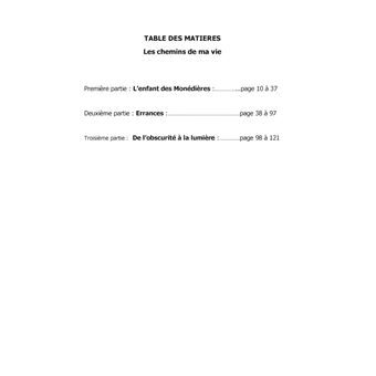 Les chemins de ma vie