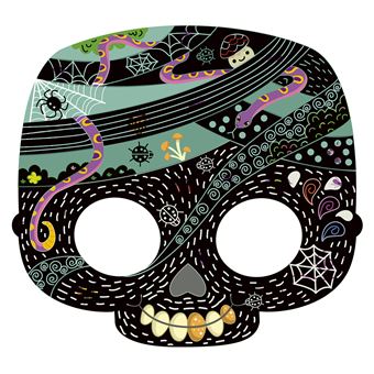 Pochette Masques effrayants Monstres et sorcières