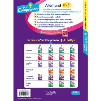 Pour comprendre Allemand 6e LV1 ou 5e LV2