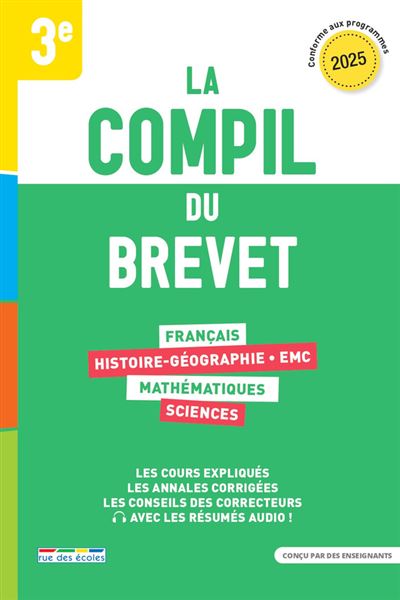 La Compil du Brevet 2025 -  Collectif - broché