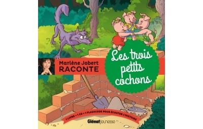 Les trois petits cochons - Marlène Jobert - Livre CD