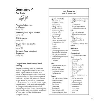 Batch cooking libre - Vegan