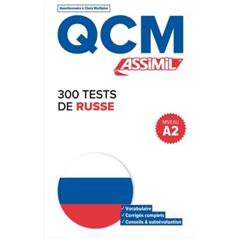 QCM 300 Tests de Russe Niveau A2