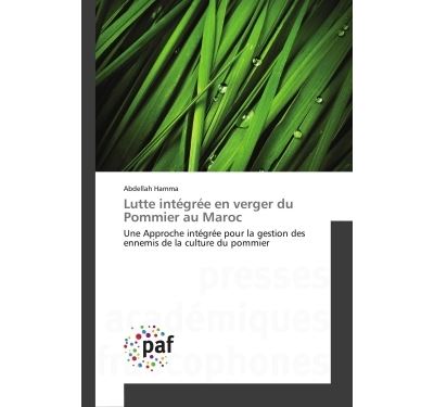 Lutte integree en verger du pommier au maroc - une approche