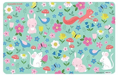 Crocodile Creek placemat Achtertuin dieren
