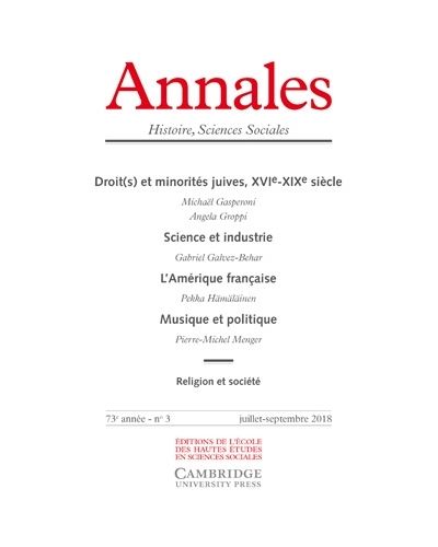 Annales histoire sciences sociales 2018/3