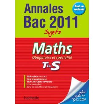 Annales Bac Sujets Mathématiques Term S - Broché - Collectif, Livre ...