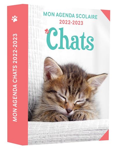 Agenda scolaire 2023 2024: Chat, Chaton