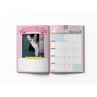 Mon agenda scolaire Chats 2022-2023