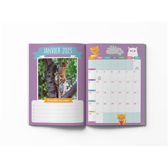 Mon agenda scolaire Chats 2022-2023