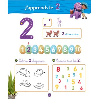 DINO RANCH - J'apprends les premiers chiffres - Petite Section