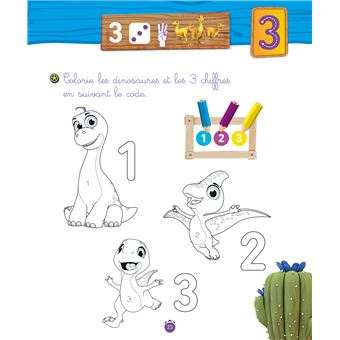 DINO RANCH - J'apprends les premiers chiffres - Petite Section