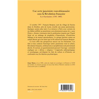 Une secte janséniste convulsionnaire sous la Révolution française