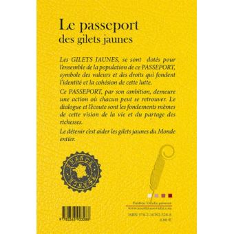 Le passeport des gilets jaunes