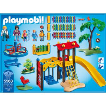 Playmobil 123 enfants et parc de jeux - Playmobil