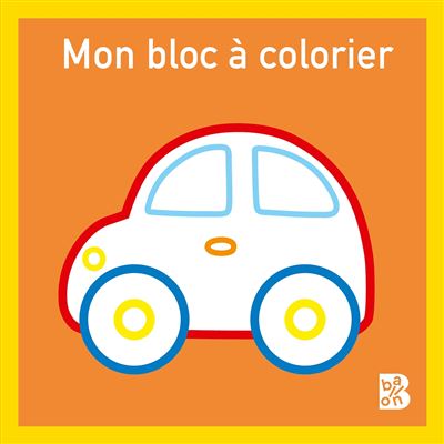 Mini bloc à colorier (voiture) #1 -  Collectif - broché