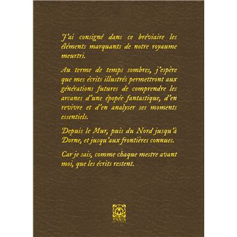 Codex des 7 couronnes, bréviaire illustré de la saga Game of Thrones