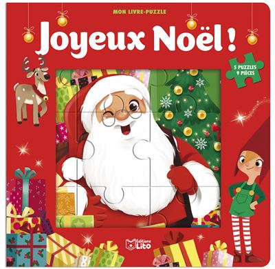 Le Livre-puzzle de T'choupi, Joyeux Noël ! - Dès 2 ans