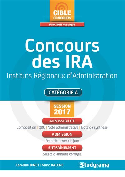 Concours des IRA Admissibilité, admission, entraînement - broché ...