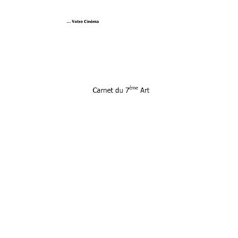 Carnet du 7ème Art