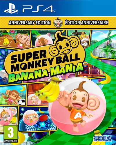 Super Monkey Ball Banana Mania PS4 État correct - Koch Media reconditionné disponible sur Fnac