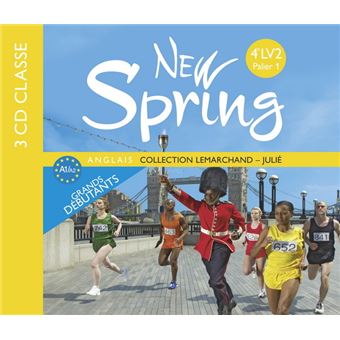 New Spring 4e LV2 Palier 1 année 1 - Anglais - 3 CD classe