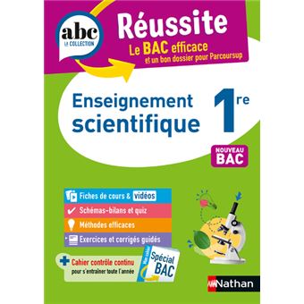ABC Réussite Enseignement Scientifique 1re