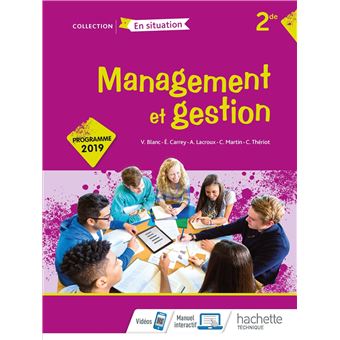 Management et gestion Option 2de - Livre élève - Éd. 2019