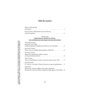Les dix décisives