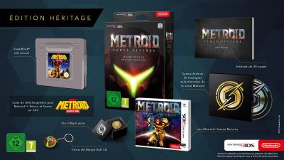 Metroid Samus Returns Edition Héritage Nintendo 3DS