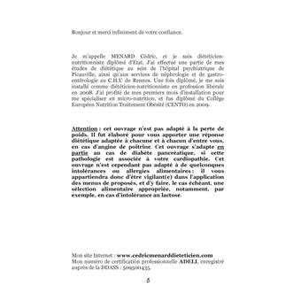 Quelle alimentation pour l'angine de poitrine ?