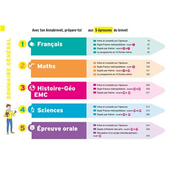 Annales du brevet Annabrevet 2022 L'intégrale du brevet - toutes les matières 3e