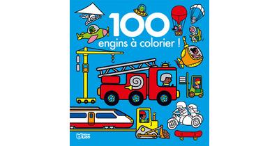 100 images à colorier engins