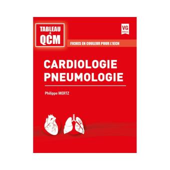 Tableau A Qcm Cardiologie Pneumologie Fiches En Couleur Pour L Iecn Broche Philippe Mertz Achat Livre Fnac