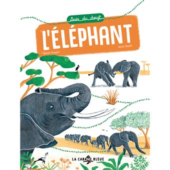 Suis du doigt l'éléphant
