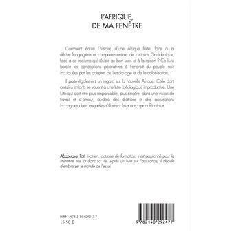 L'Afrique, de ma fenêtre