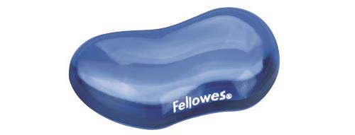 Repose-poignet Fellowes Gel Crystal Bleu