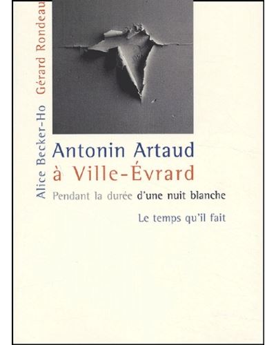 Antonin Artaud à Ville-Évrard pendant la durée d'une nuit blanche