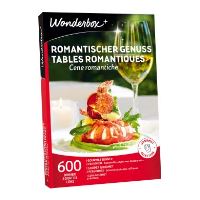 Coffret cadeau Wonderbox Tables romantiques