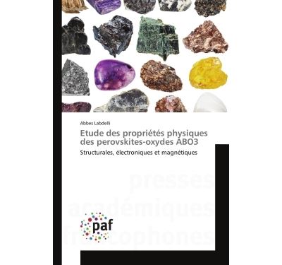 Etude des proprietes physiques des perovskites-oxydes abo3 -