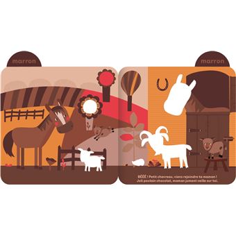 Tout-petit Les couleurs, ferme