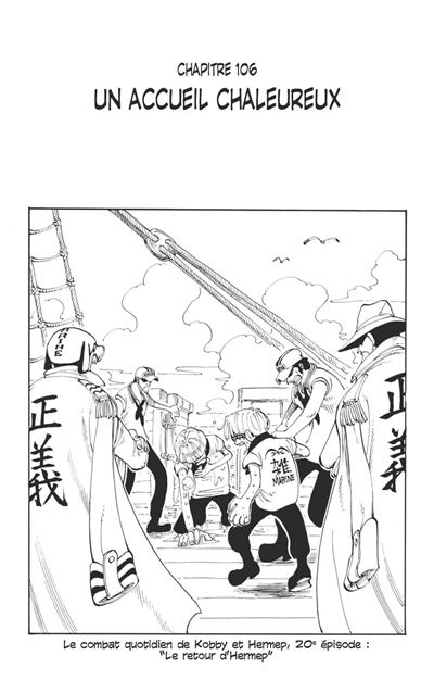 One Piece édition originale - Chapitre 106 Un accueil chaleureux - ebook  (ePub illustré) - Eiichiro Oda - Achat ebook