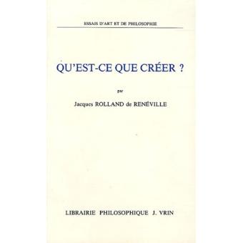 Qu'est-ce que créer?