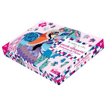 Puzzle silhouetté princesse de l'hiver - 200 pièces