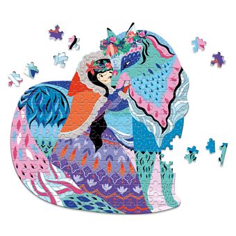 Puzzle silhouetté princesse de l'hiver - 200 pièces