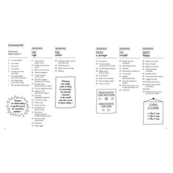 Batch cooking libre - Débutant - 50 recettes pour composer soi-même sa semaine à l'avance