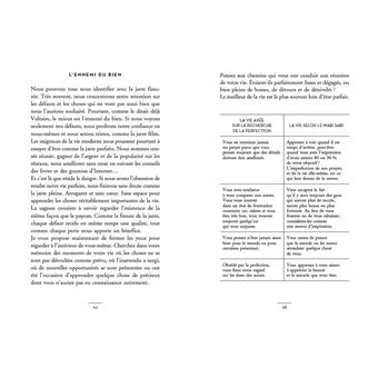 Savoure le bonheur des choses imparfaites