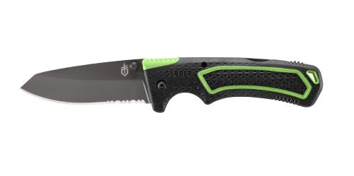 Couteau Gerber Freescape Folding Sheath Knife Noir et Vert citron