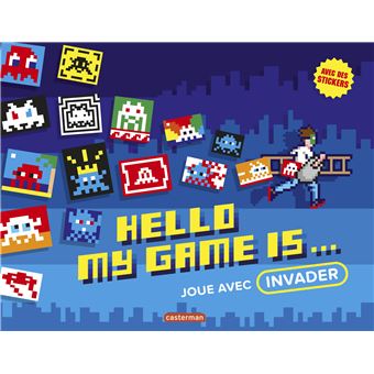 レア品  INVADER \"Hello My Game Is...完売品 INVADER Hello My Game Is Promo Sticker Sheet • Silverback