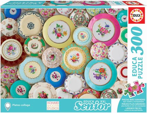 300 COLLAGE D'ASSIETTES